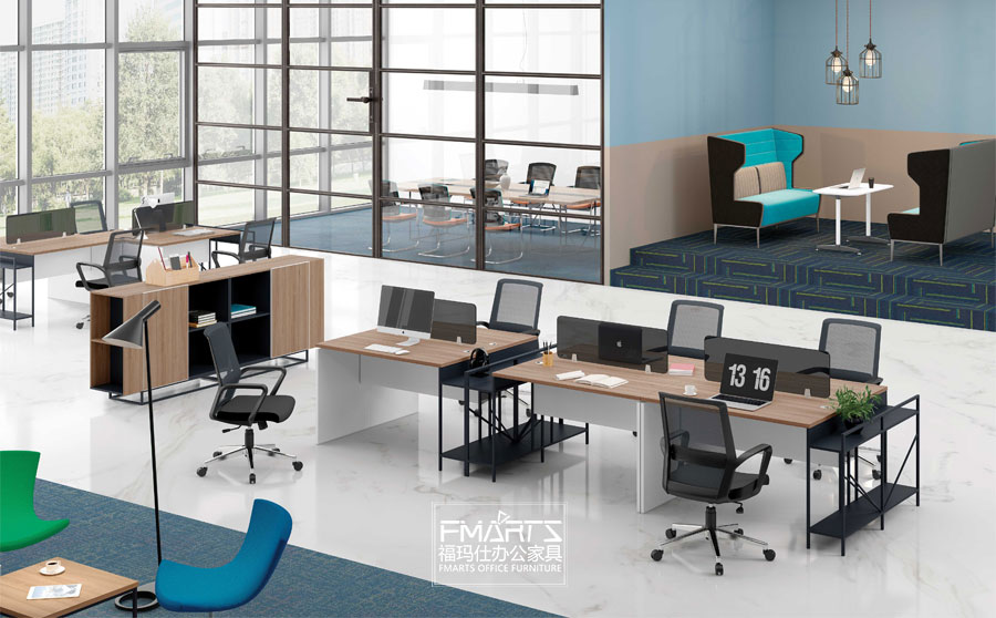 現(xiàn)代風格板式職員臺